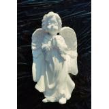 Anděl bílý vysoký 11 cm