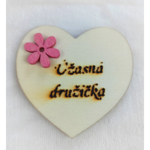 Srdce s věnováním Úžasná družička