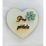 Srdce s věnováním Pro přítele