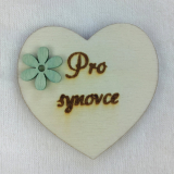 Srdce s věnováním Pro synovce