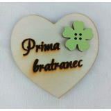 Srdce s věnováním Prima bratranec