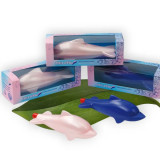 DELFÍN, dětská pěna do koupele ve figurce modrý