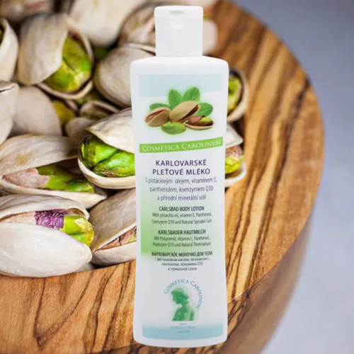 Karlsbader Lotion mit Pistazienöl, Flasche