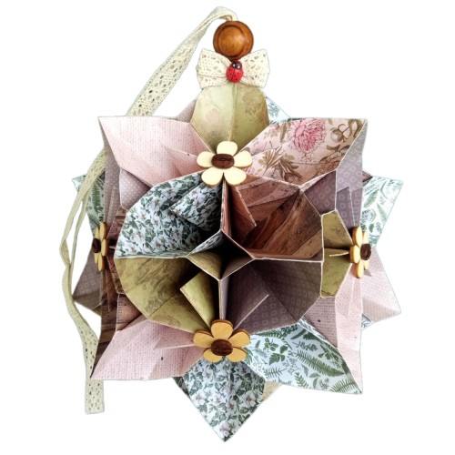 Květina s beruškou