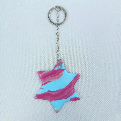 Přívěšek na klíče Hvězdička