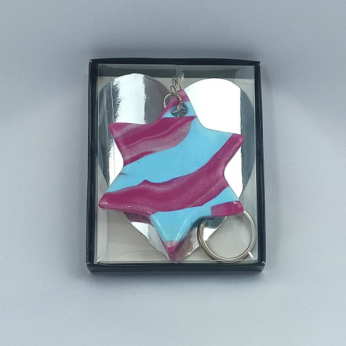 Přívěšek na klíče Hvězdička