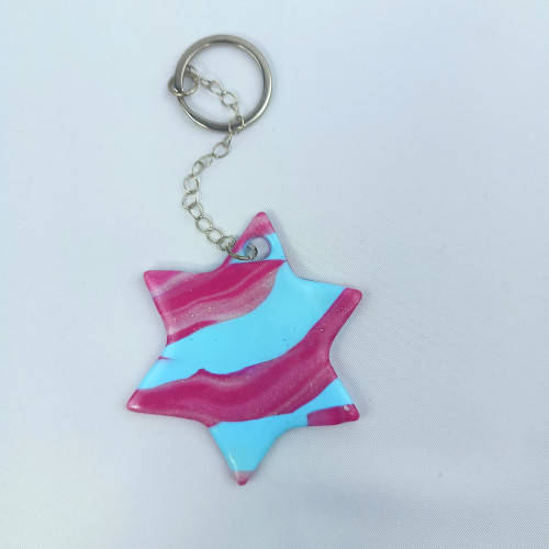 Přívěšek na klíče Hvězdička