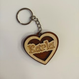 Přívěšek na klíče -  Srdíčko Karla