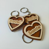 Přívěšek na klíče - Srdíčko Lucie