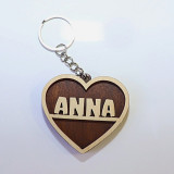 Přívěšek na klíče - Srdíčko Anna