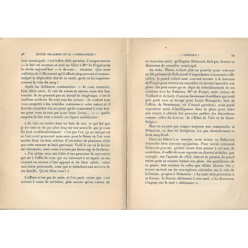 EUGENE DELACROIX ET "SA CONSOLATRICE"