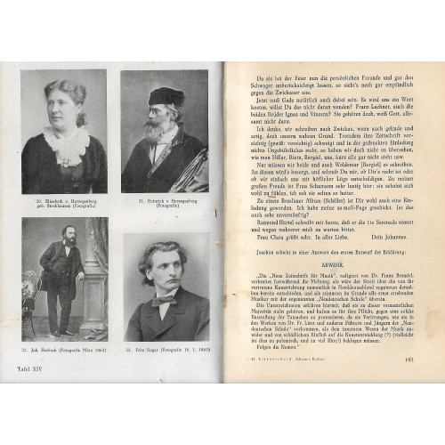 Johannes Brahms in seinen Schriften und Briefen