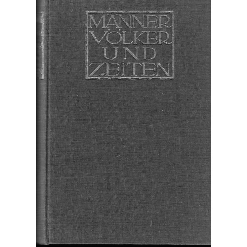 Männer, Völker und Zeiten
