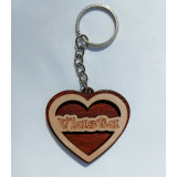 Přívěšek na klíče - Srdíčko Vlasta