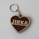 Přívěšek na klíče - Srdíčko Jirka