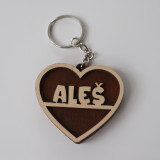 Přívěšek na klíče - srdíčko Aleš