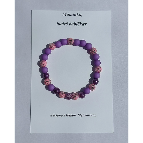 Náramek ,,Maminko, budeš babička"