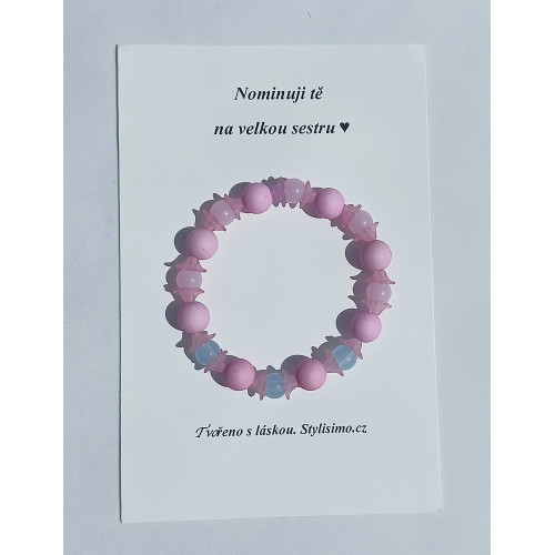 Náramek ,,Nominuji Tě na velkou sestru"