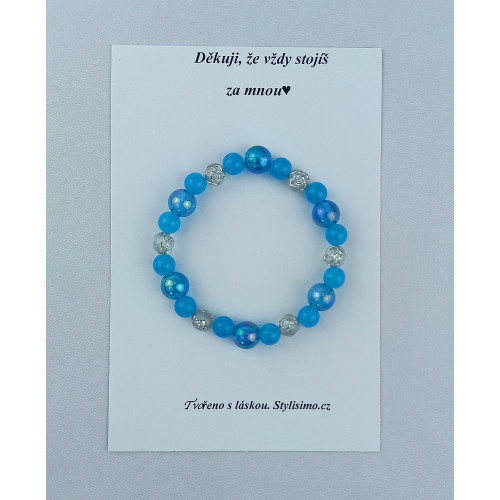 Náramek ,,Děkuji, že vždy stojíš za mnou"
