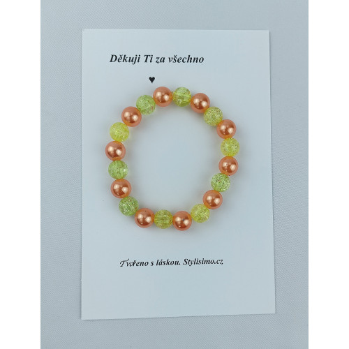 Náramek ,,Děkuji za Tvůj úsměv"