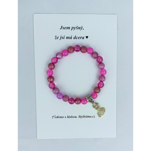 Náramek ,,Jsem pyšný, že jsi má dcera"