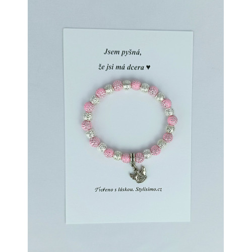 Náramek ,,Jsem pyšná, že jsi má dcera"