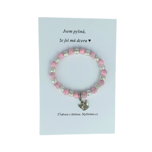 Náramek ,,Jsem pyšná, že jsi má dcera"