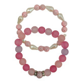 Duo Náramky - ,,Růžová"