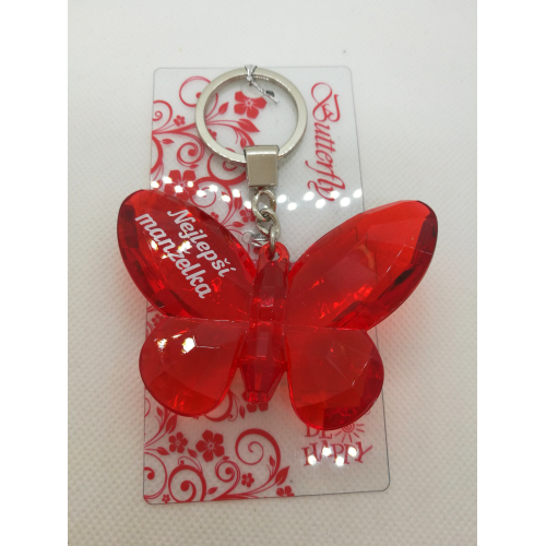 Přívěšek motýl s nápisem Nejlepší manželka""