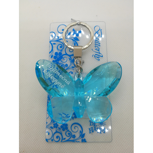 Přívěšek motýl s nápisem Výjimečná kolegyně""