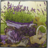 Obrázek z dřevěné překližky Květiny, 16 cm