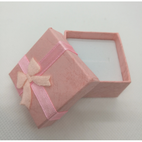 Dárková krabička na šperky, papírová,uvnitř s polštářkem
