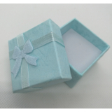 Dárková krabička na šperky modrá