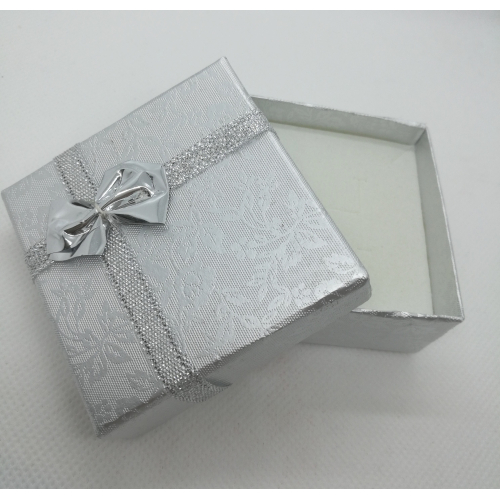 Dárková krabička na šperky, papírová,uvnitř s polštářkem