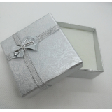 Dárková krabička na šperky stříbrná