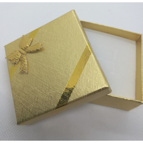 Dárková krabička na šperky, papírová,uvnitř s polštářkem