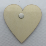 Srdce s věnováním Nejlepší manžel" 6x6 cm, magnetka"