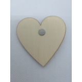 Srdce 6x6 cm, magnetka s vlastním věnováním