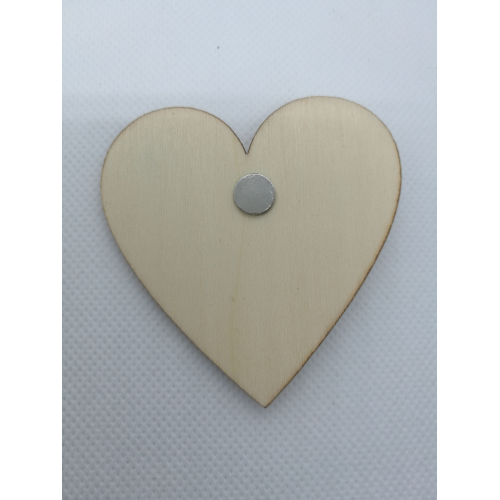 Srdce 6x6 cm, magnetka s vlastním věnováním