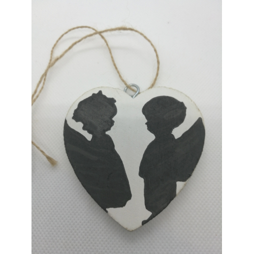 Dřevěné srdíčko handmade