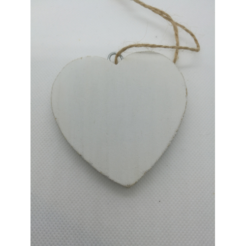 Dřevěné srdíčko amor, 7 cm