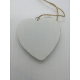 Dřevěné srdíčko amor, 7 cm