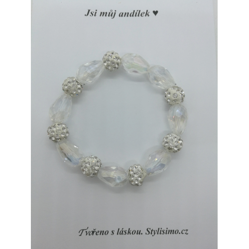 Náramek na kartě s nápisem