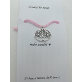 Náramek z provázku Koukej ho nosit