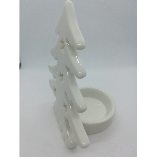 Vánoční porcelánový svícen stromek
